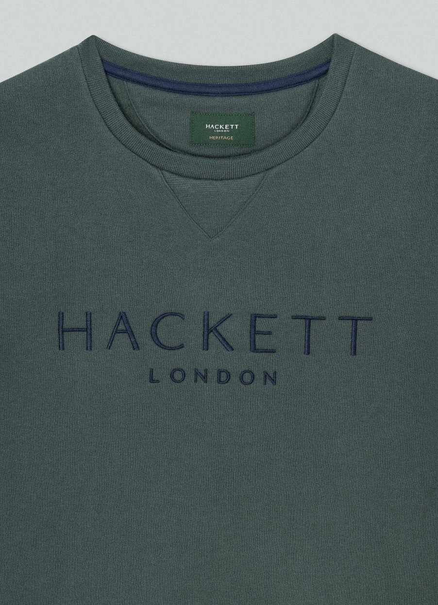 Klaer Hackett London | Classic Fit Sweatshirt Med Crew Neck