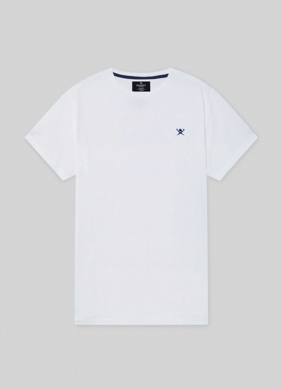 Klaer Hackett London | Classic Fit Brodert T-Shirt