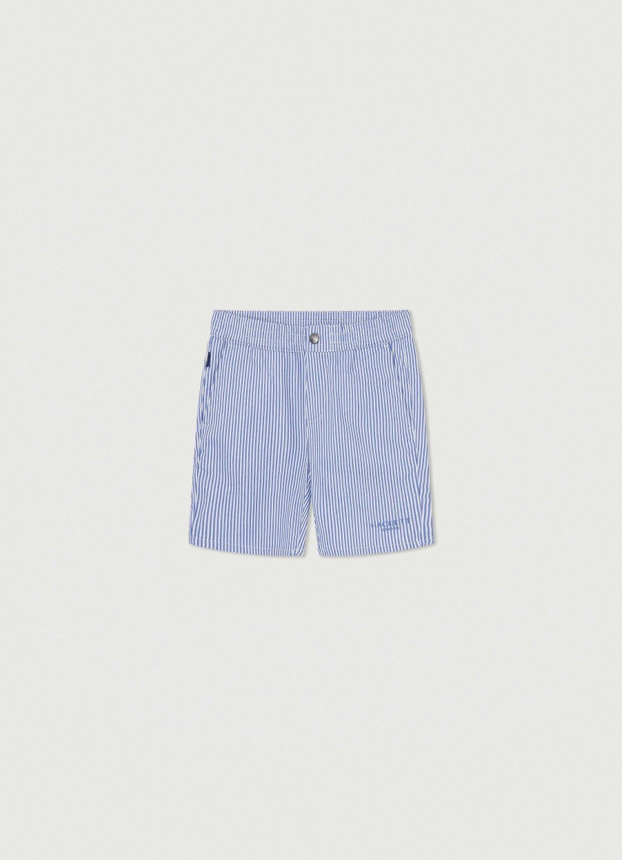 Gutter Hackett London | Slim Fit Stripet Seersucker Shorts