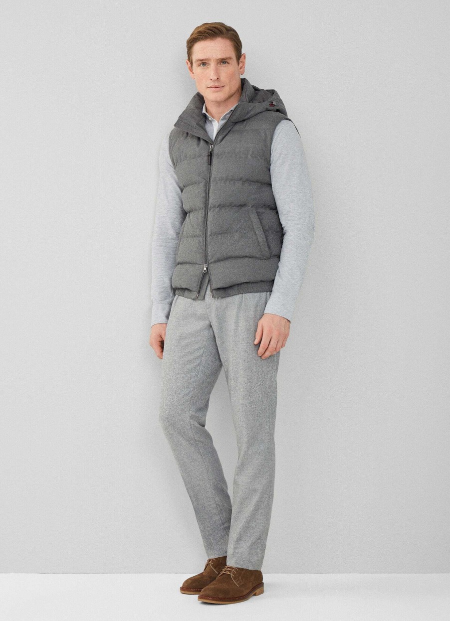 Klaer Hackett London | Polstret Hybrid Gilet