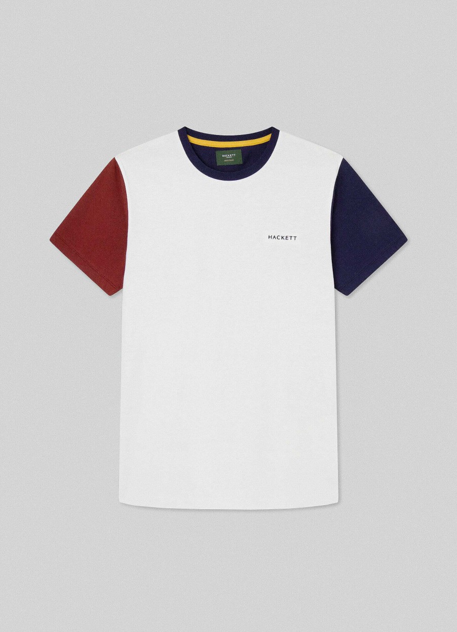 Klaer Hackett London | Heritage Farge Blokk T-Shirt