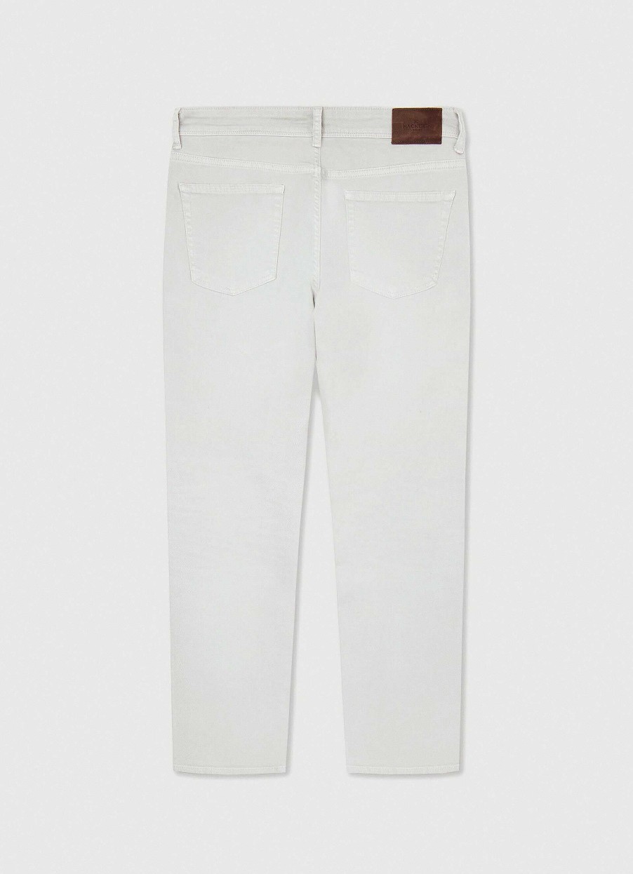 Klaer Hackett London | Slim Fit Plagg-Farget Jeans