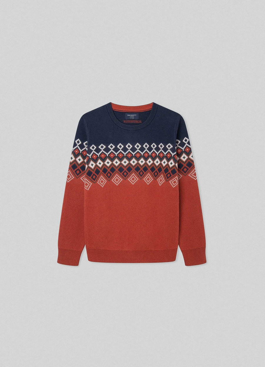 Gutter Hackett London | Fair Isle Jumper