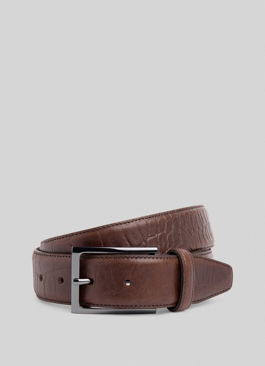 Tilbehor Hackett London | Praget Croc-Belte