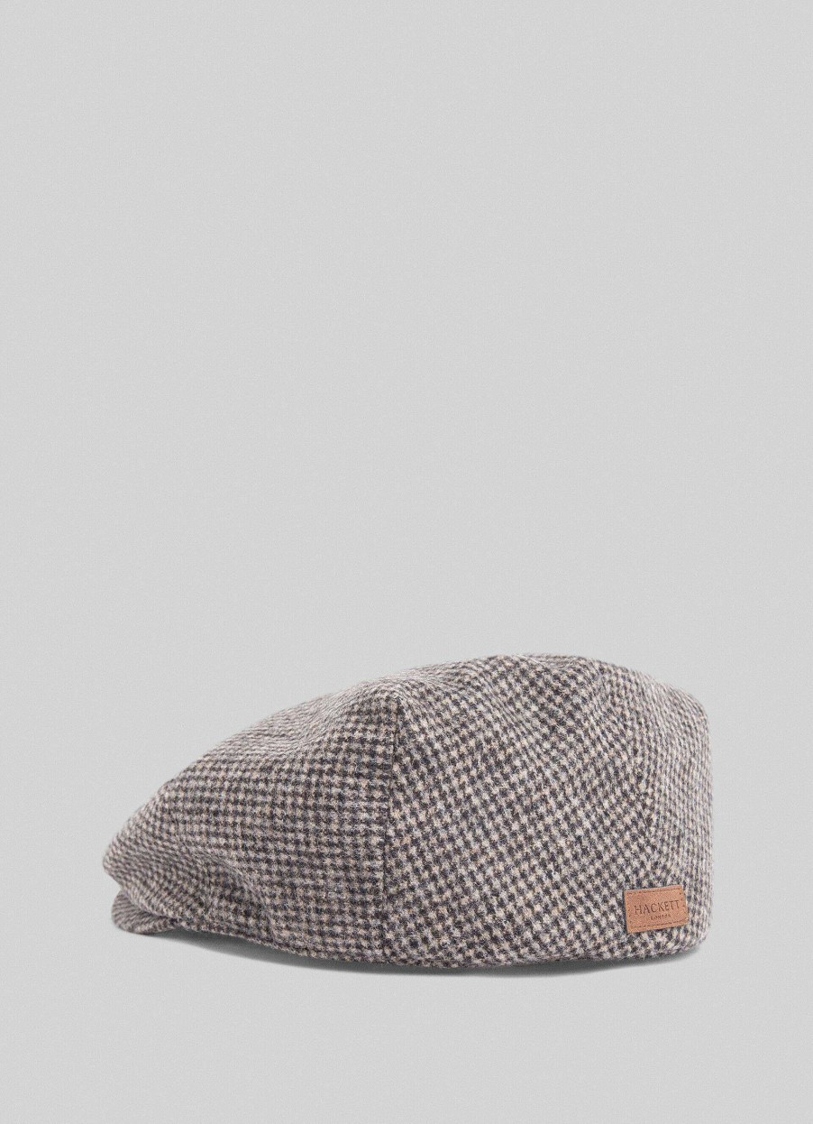 Tilbehor Hackett London | Sjekk Flat Cap