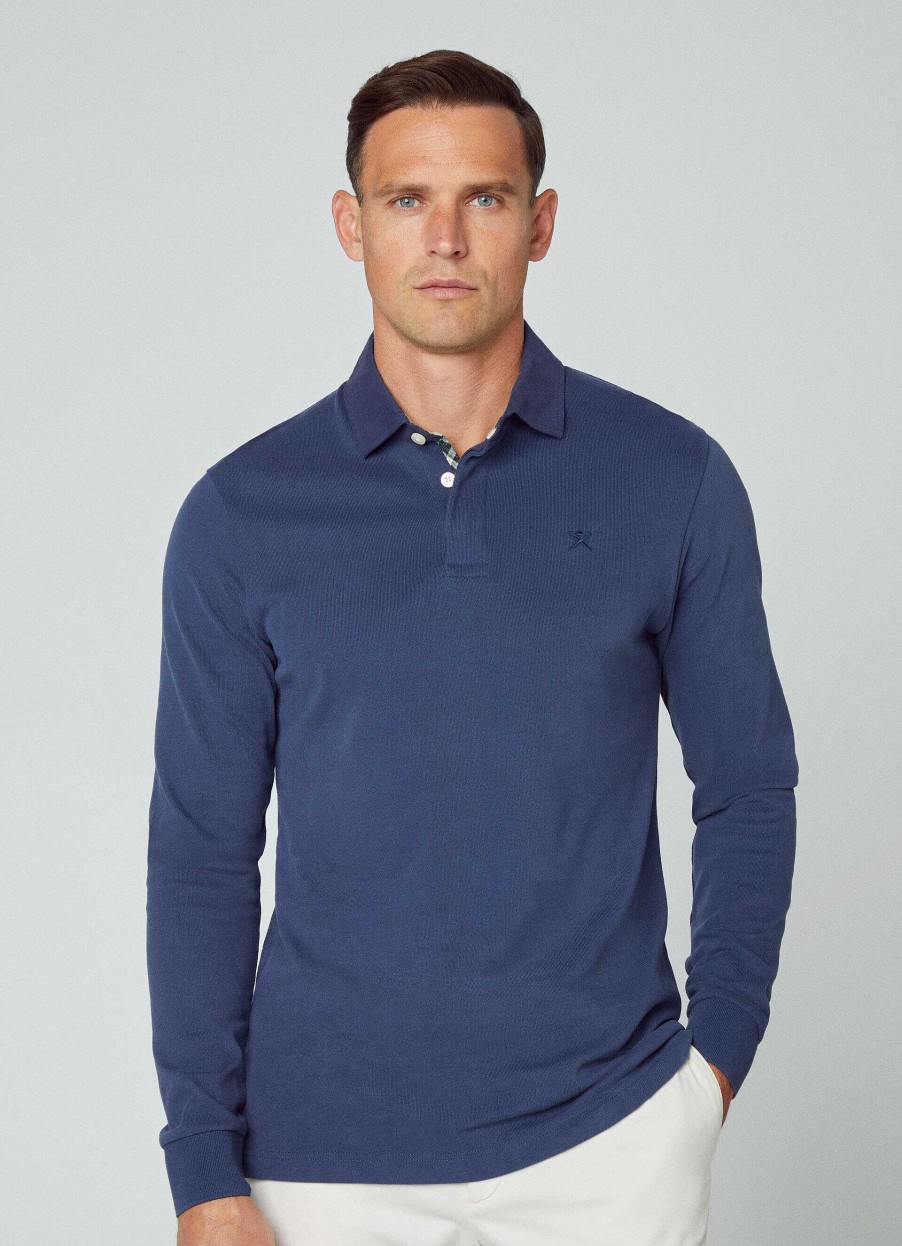 Klaer Hackett London | Slim Fit Rugby Langermer Polo