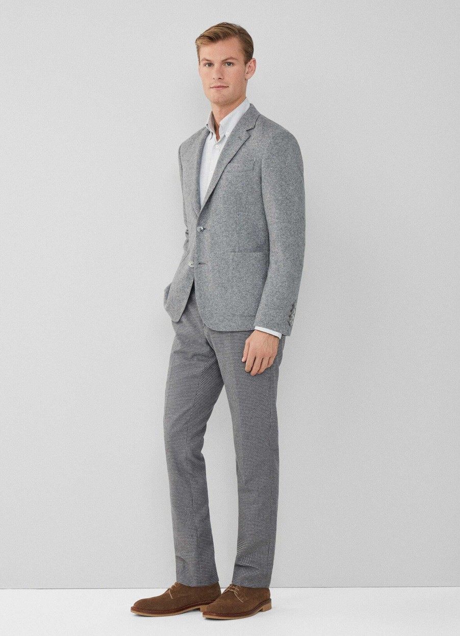 Klaer Hackett London | Vevet Strikket Blazer