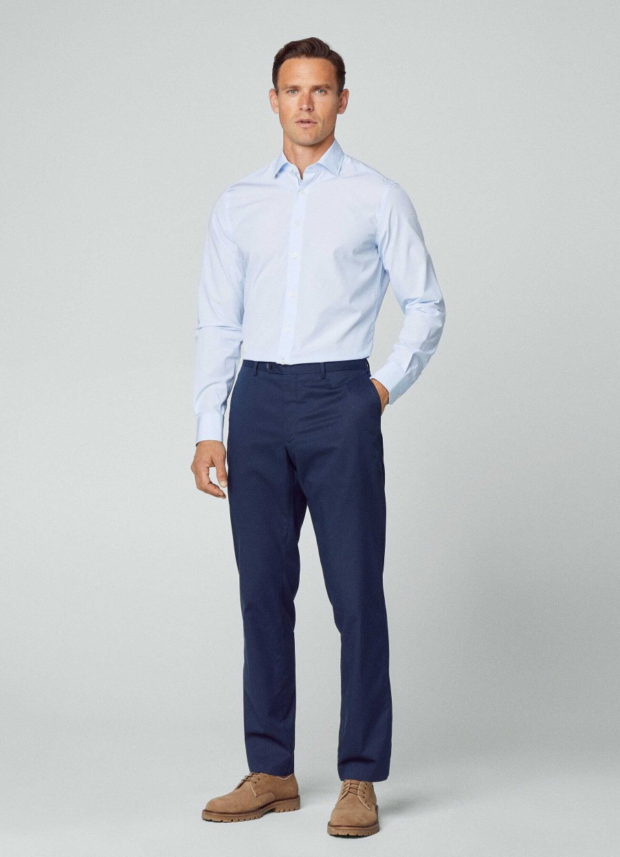 Klaer Hackett London | Slim Fit Fil En Fil-Skjorte