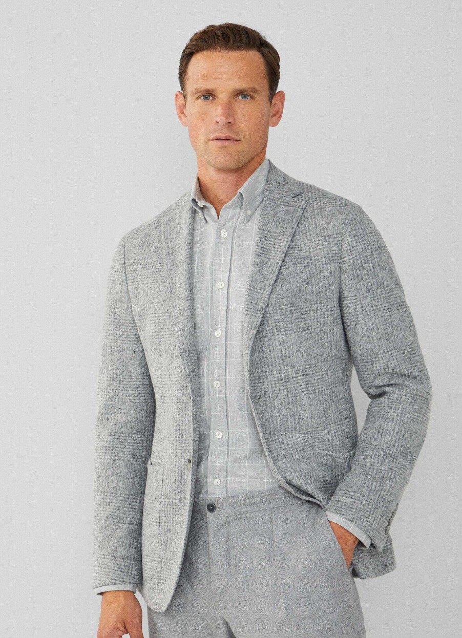 Klaer Hackett London | Ull Glen Check Blazer