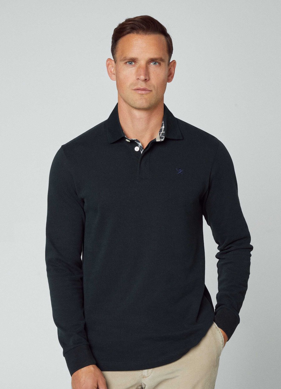 Klaer Hackett London | Slim Fit Rugby Langermer Polo