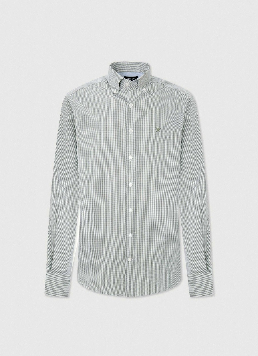 Klaer Hackett London | Slim Fit Gingham Skjorte