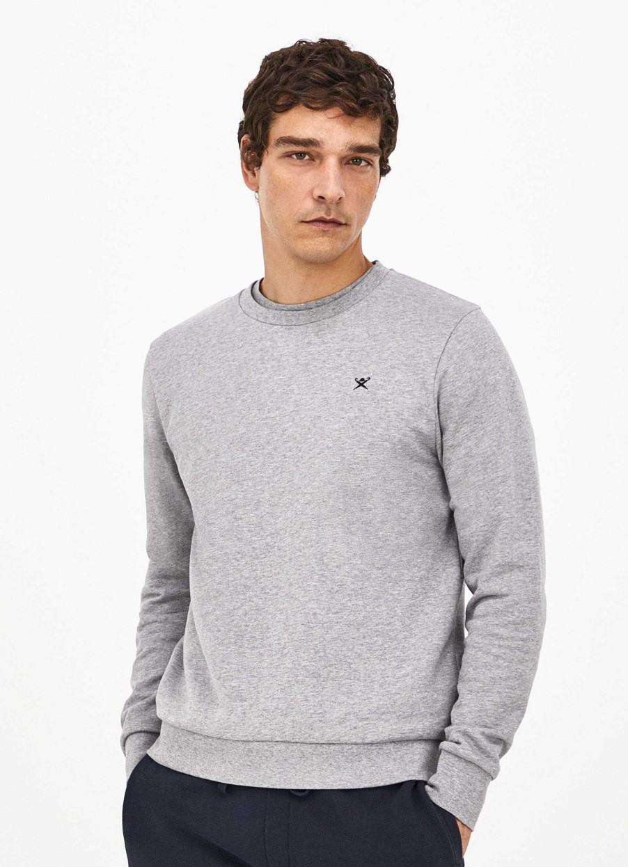 Klaer Hackett London | Brodert Fleece Sweatshirt