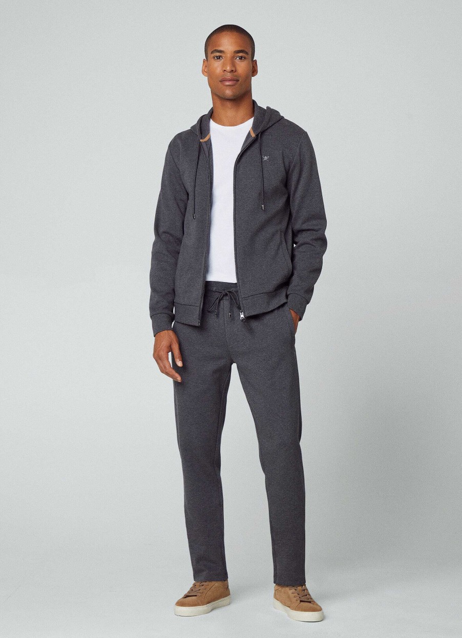 Klaer Hackett London | Slim Fit Hettegenser Med Full Glidelas