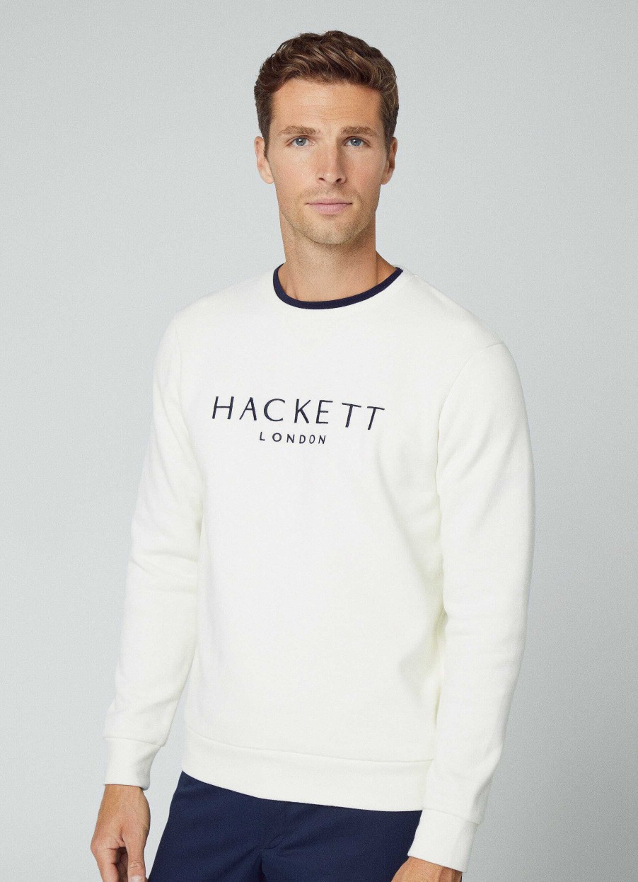 Klaer Hackett London | Classic Fit Sweatshirt Med Crew Neck