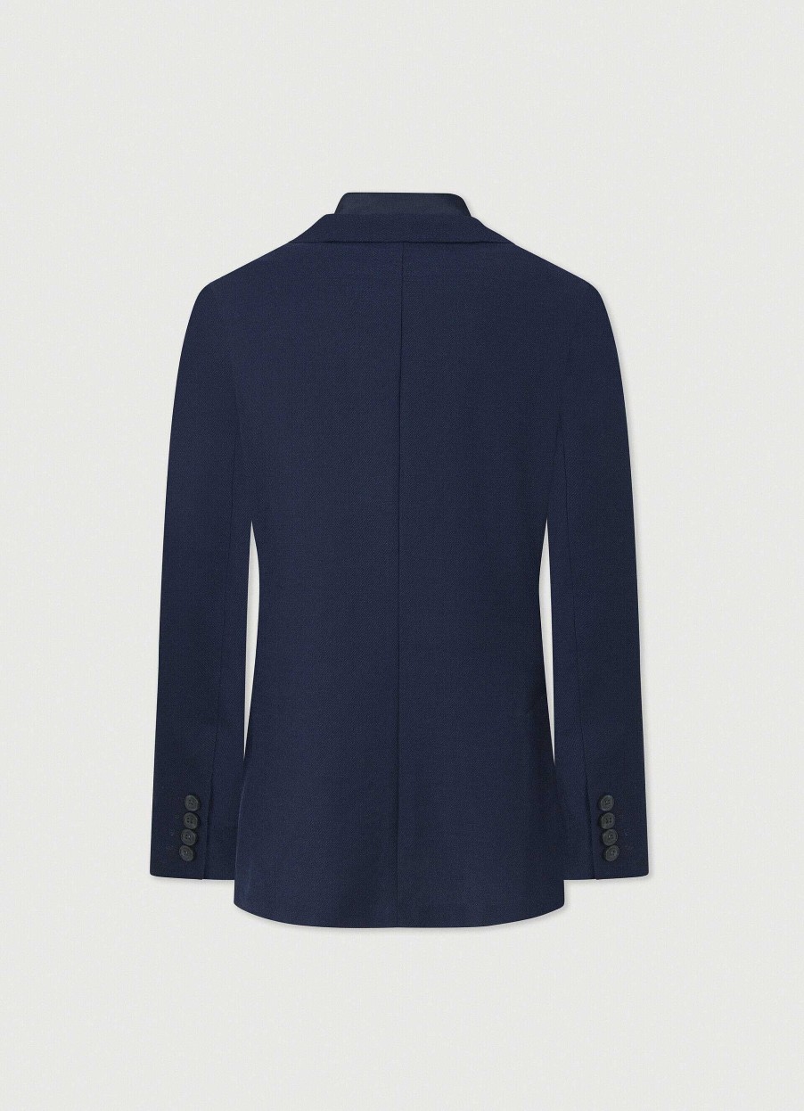 Klaer Hackett London | Hybrid Blazer Med Avtagbar Smekke