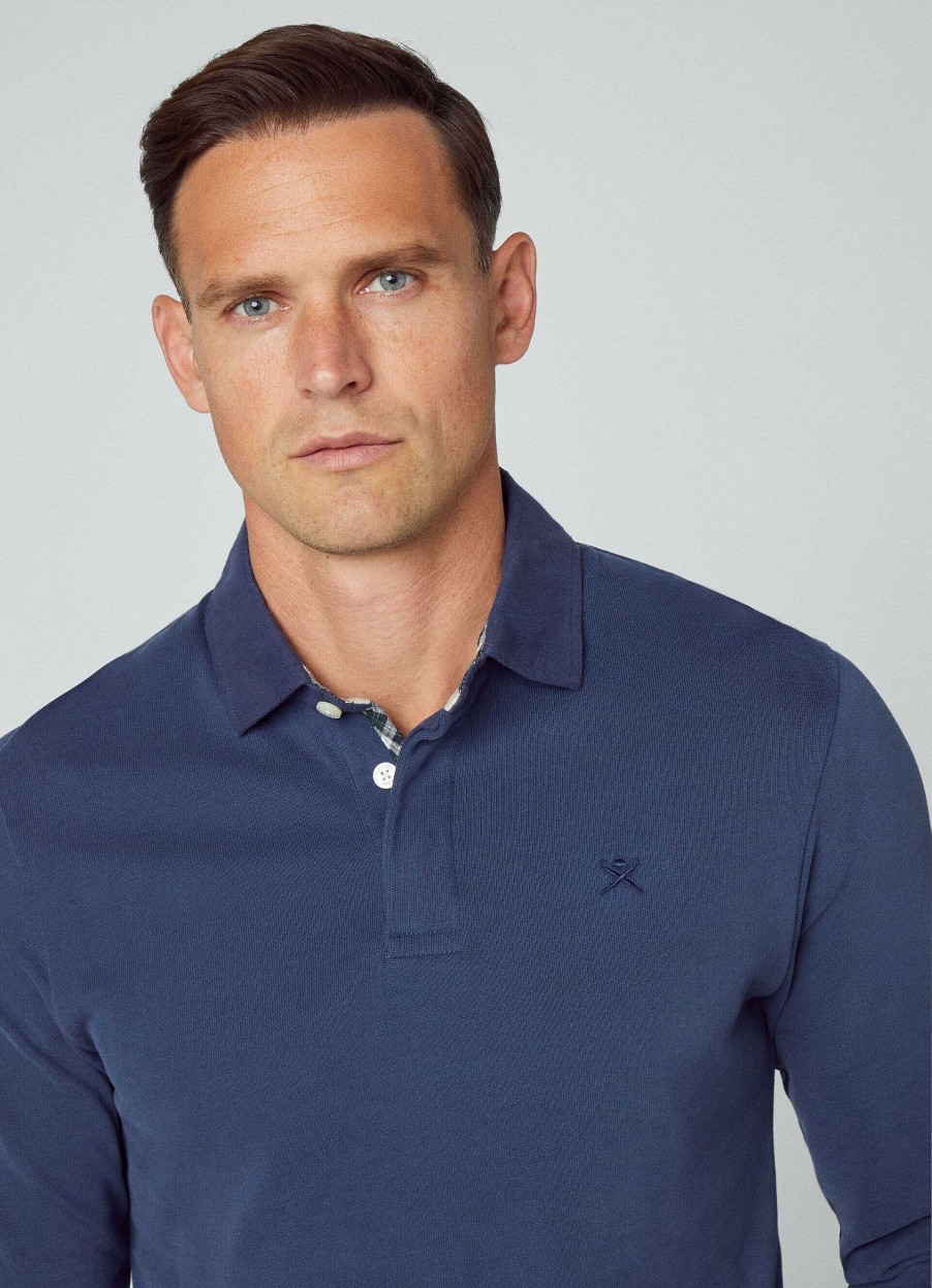 Klaer Hackett London | Slim Fit Rugby Langermer Polo