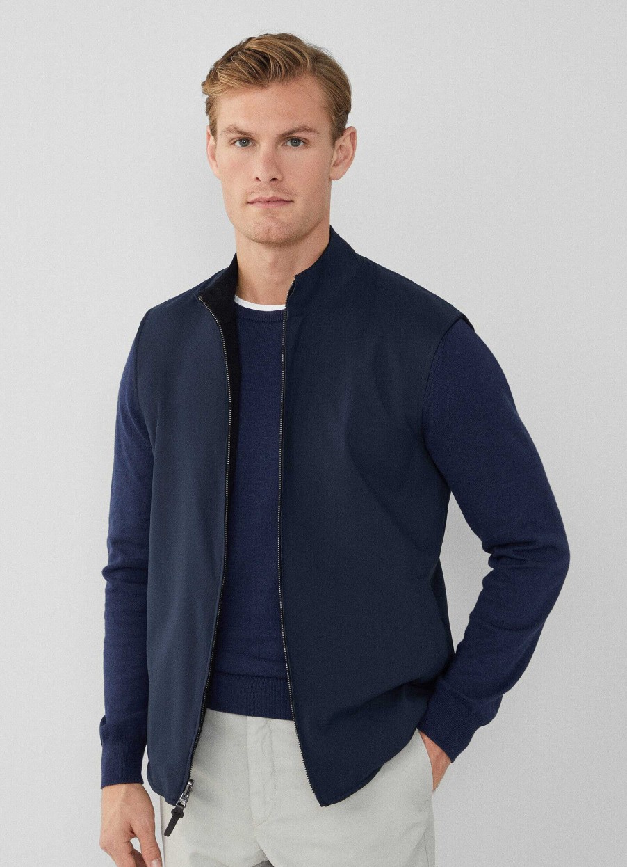 Klaer Hackett London | Vendbar Merinoullgilet