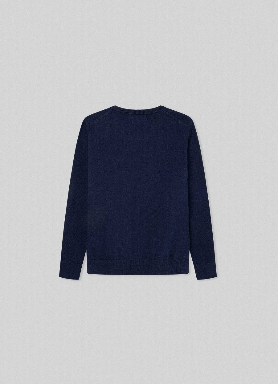 Gutter Hackett London | Classic Fit Crew Neck Jumper