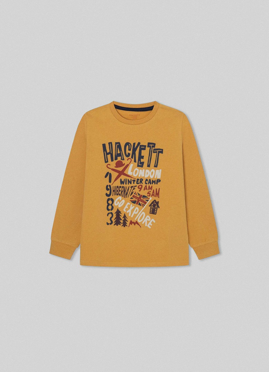 Gutter Hackett London | Grafisk T-Shirt