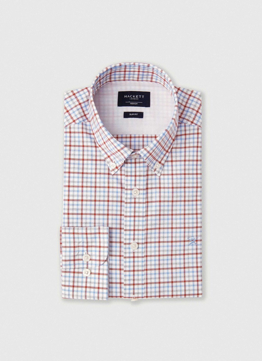 Gutter Hackett London | Slim Fit Gingham Check-Skjorte