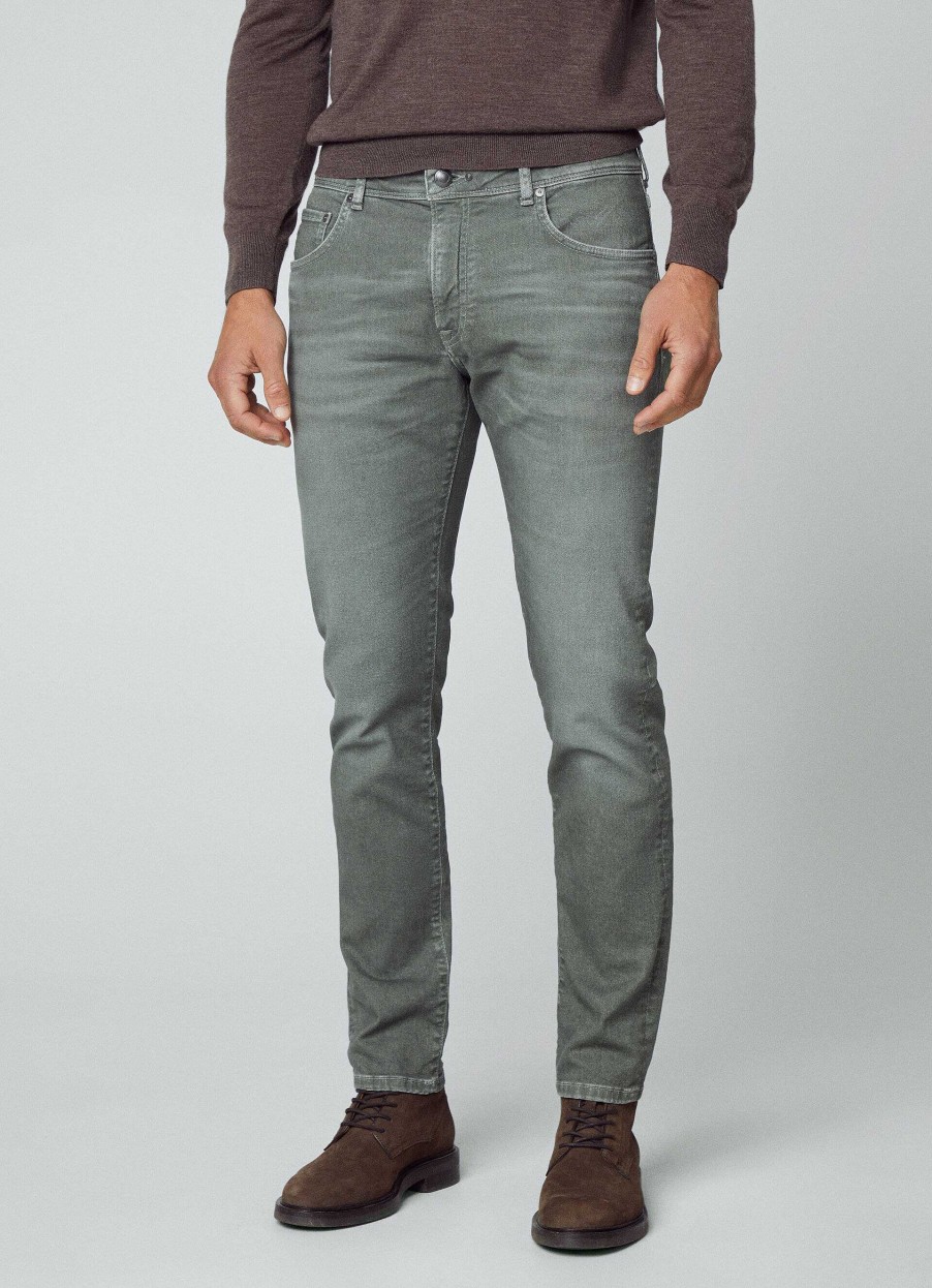 Klaer Hackett London | Slim Fit Pigment Twill Jeans