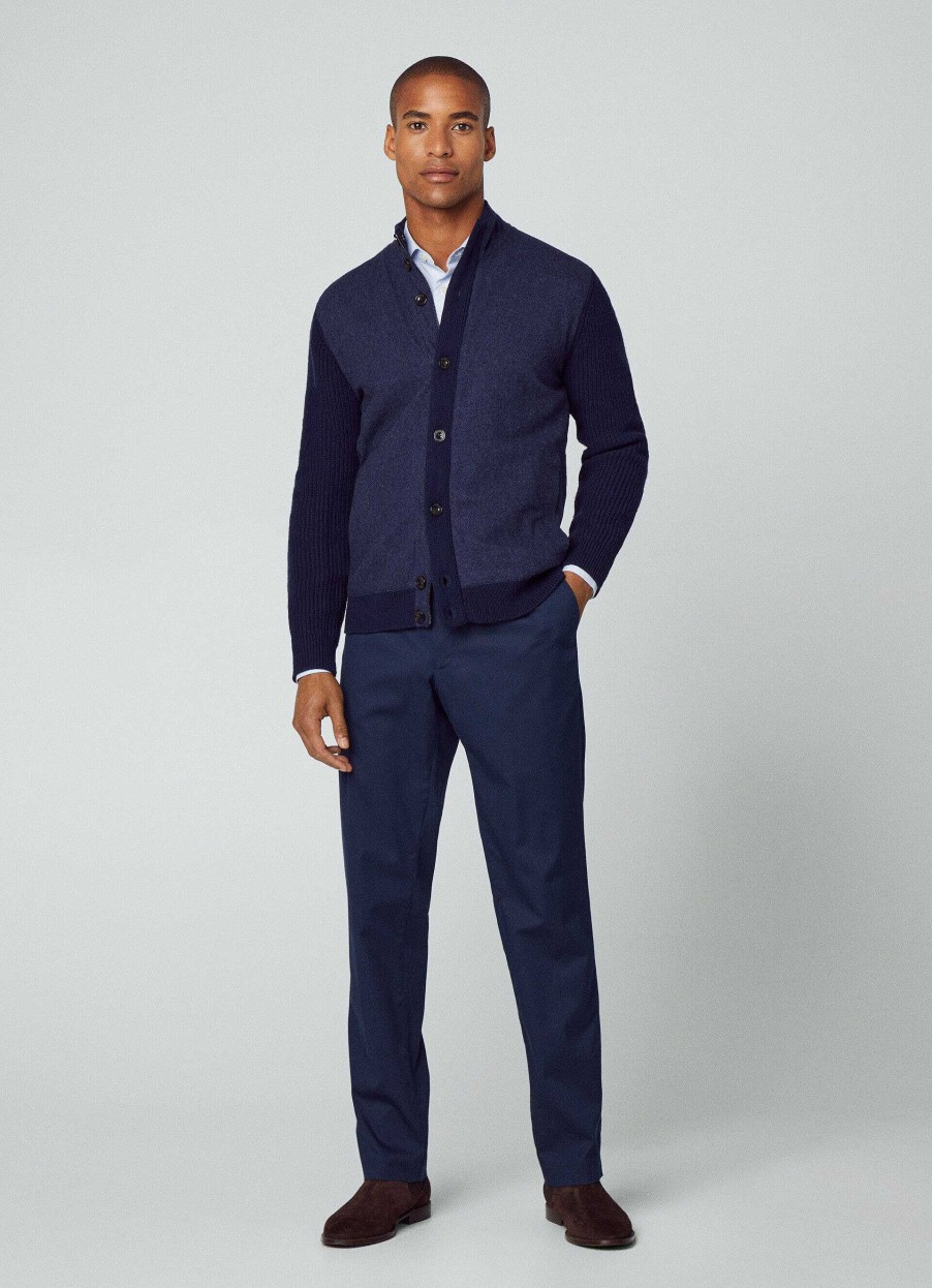 Klaer Hackett London | Merinoull Hybrid Cardigan