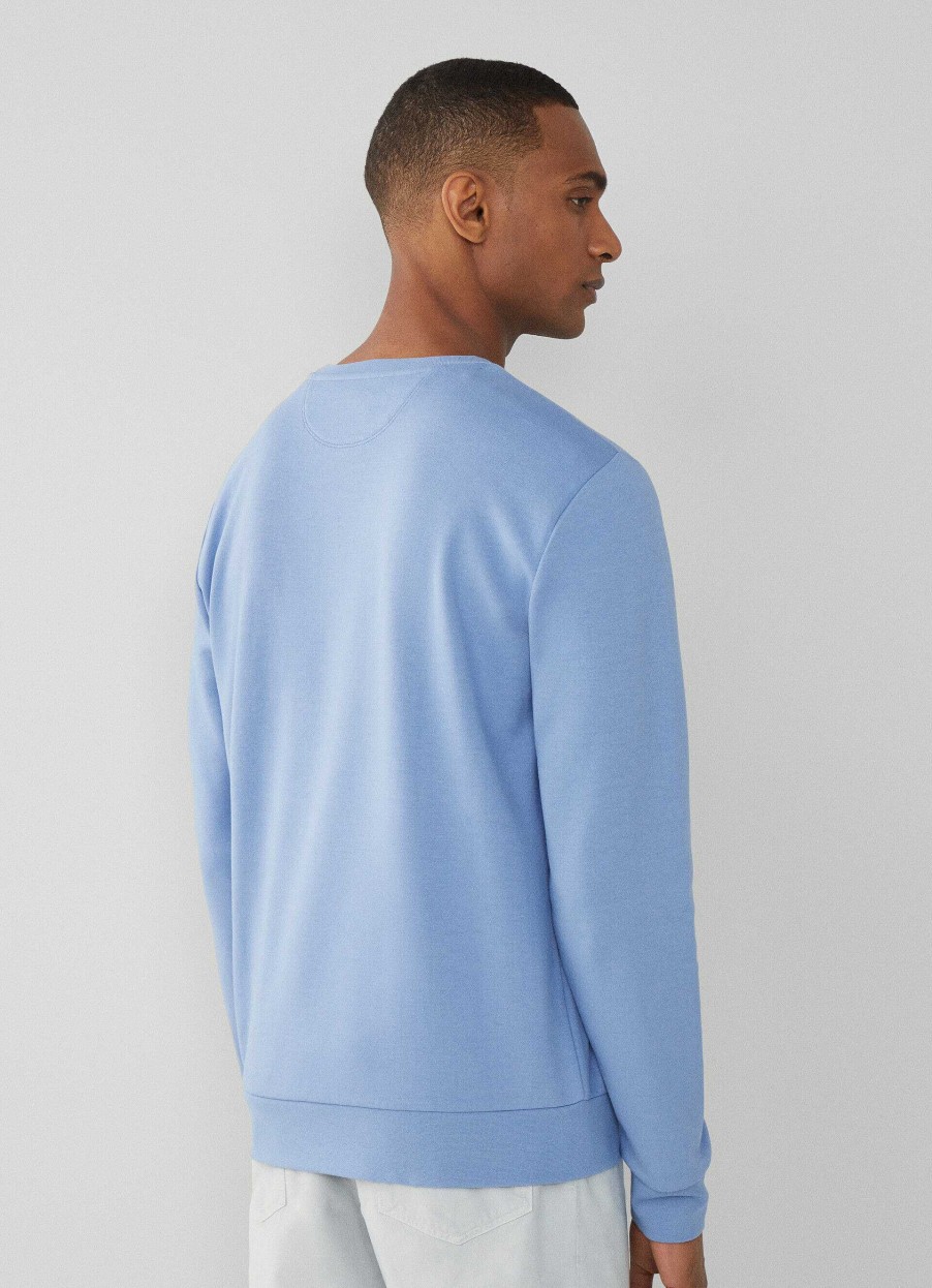 Klaer Hackett London | Classic Fit Sweatshirt Med Crew Neck