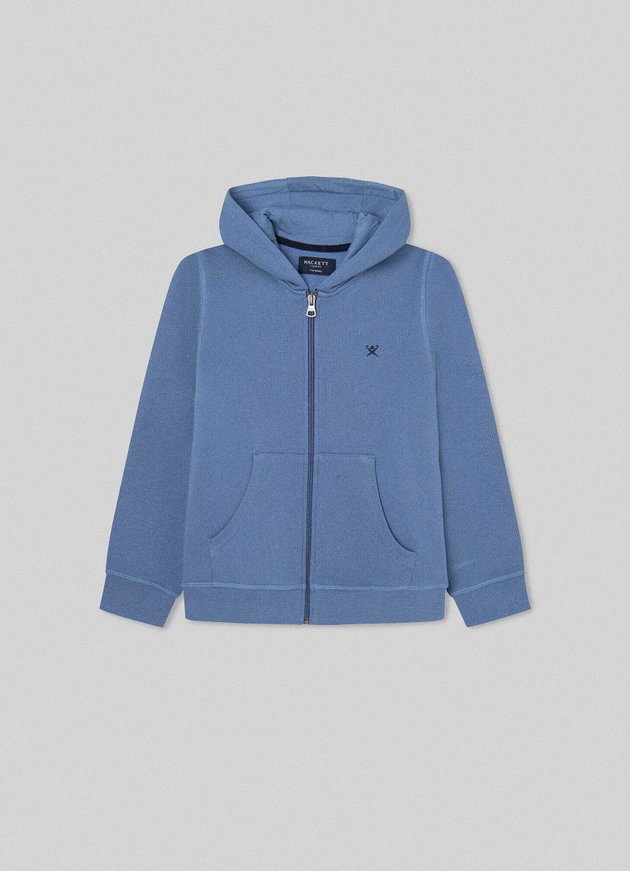 Gutter Hackett London | Fleece-Hettetruse Med Helt Glidelas