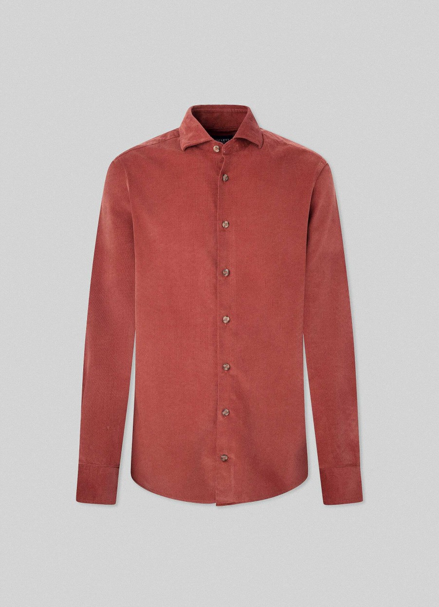 Klaer Hackett London | Slim Fit Corduroy Skjorte