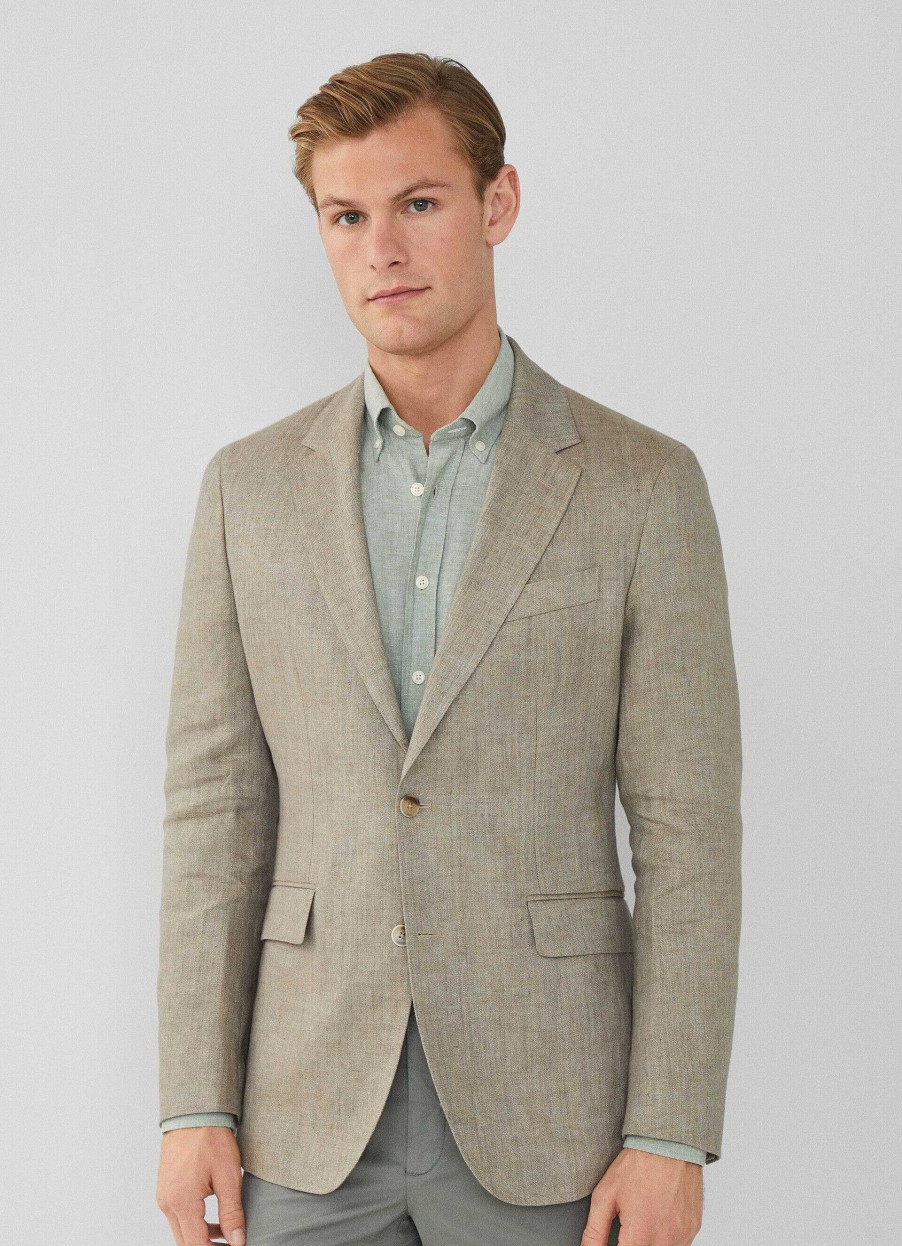 Klaer Hackett London | Classic Fit Linnblazer