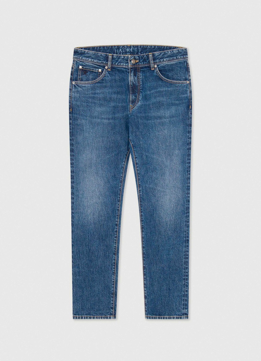 Klaer Hackett London | Classic Fit Selvage Jeans