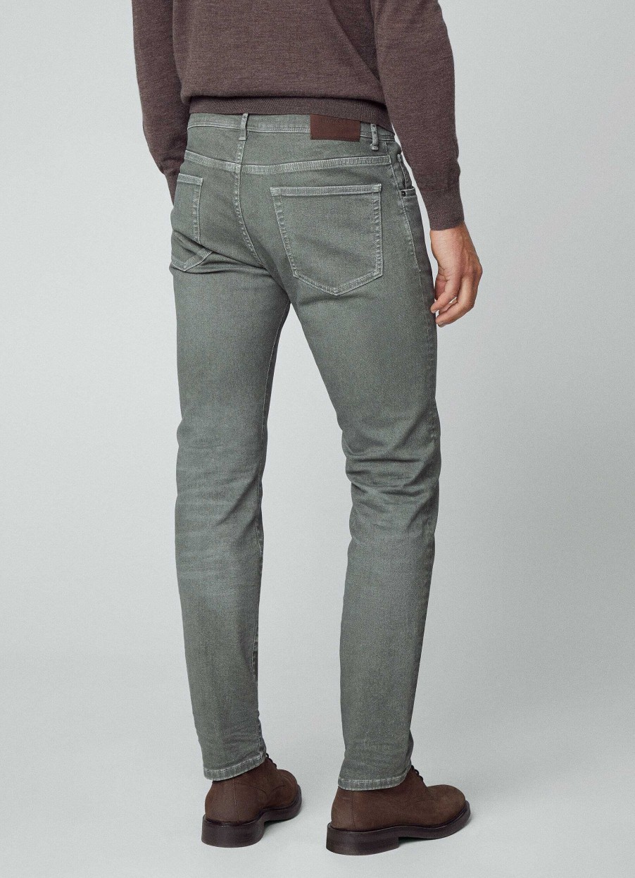 Klaer Hackett London | Slim Fit Pigment Twill Jeans