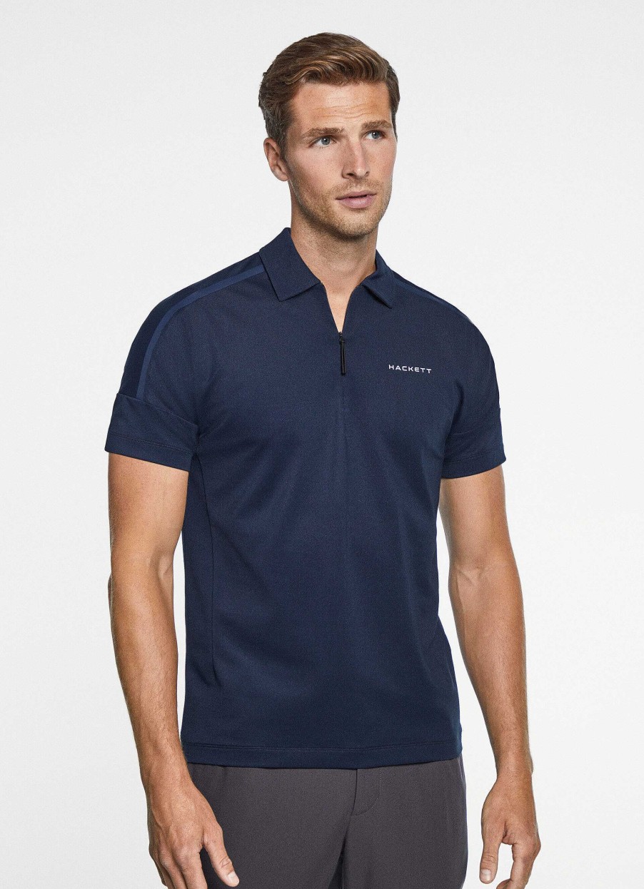 Klaer Hackett London | Slim Fit Stretch Pique Polo