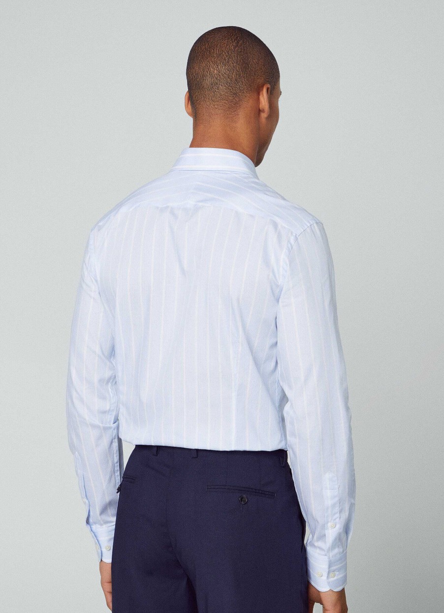 Klaer Hackett London | Slim Fit Bred Stripsskjorte