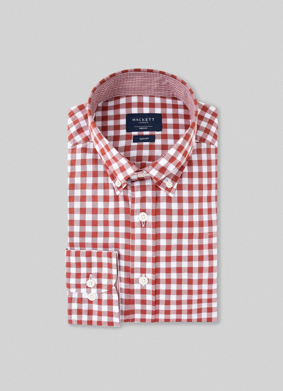 Gutter Hackett London | Slim Fit Gingham Skjorte