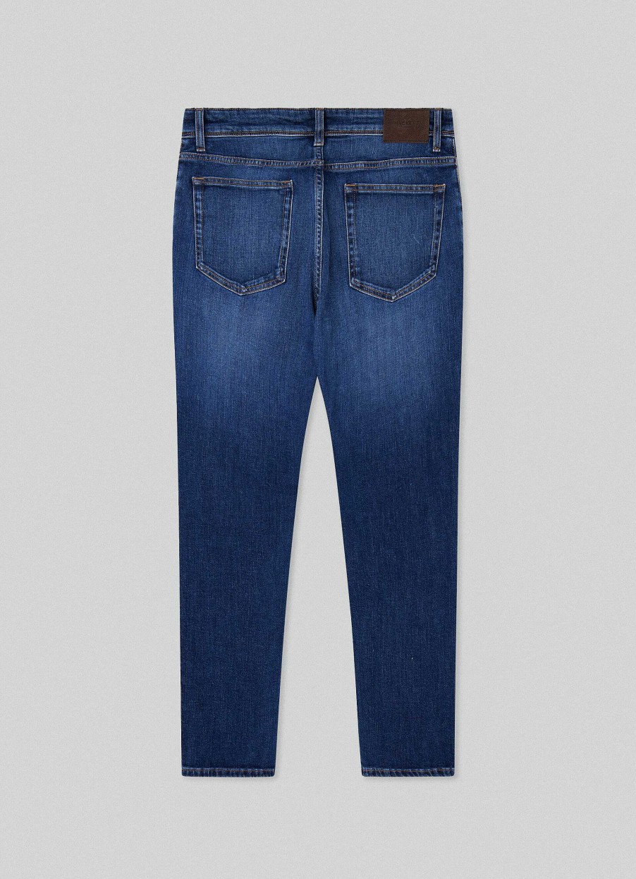 Klaer Hackett London | Slim Fit Light Wash Jeans