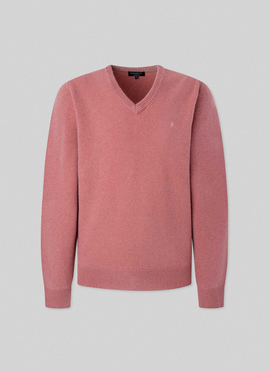 Klaer Hackett London | V-Hals Ulljumper