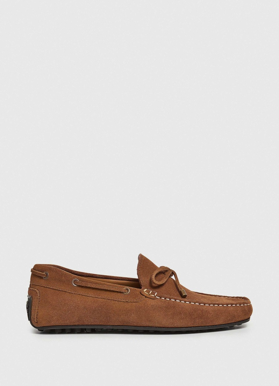 Sko Hackett London | Samede Driver Loafers