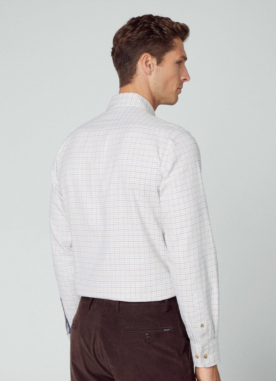 Klaer Hackett London | Classic Fit Tattersall Check-Skjorte