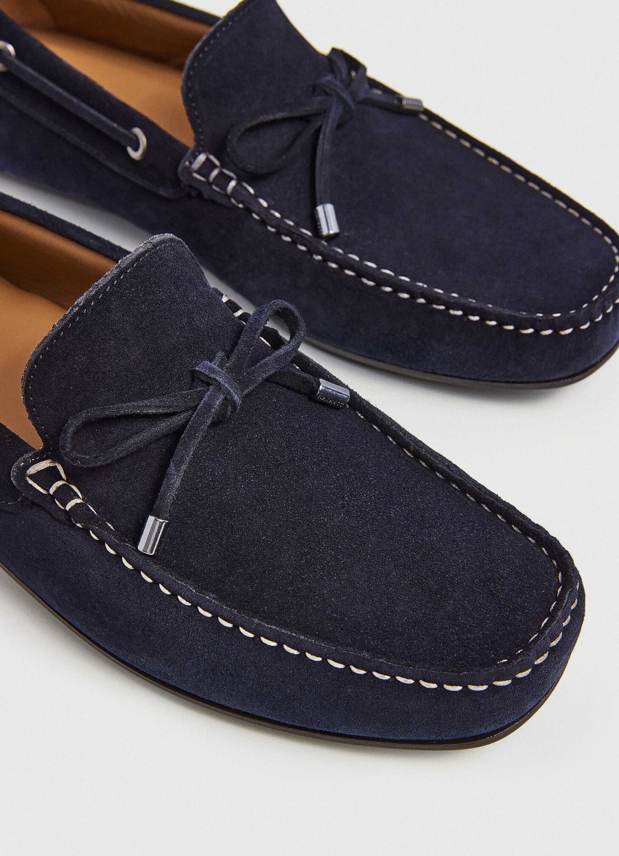 Sko Hackett London | Samede Driver Loafers