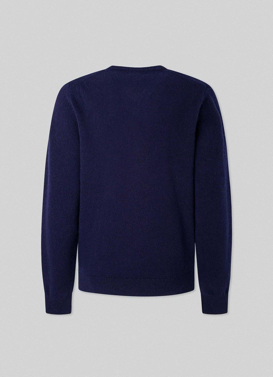 Klaer Hackett London | V-Hals Ulljumper