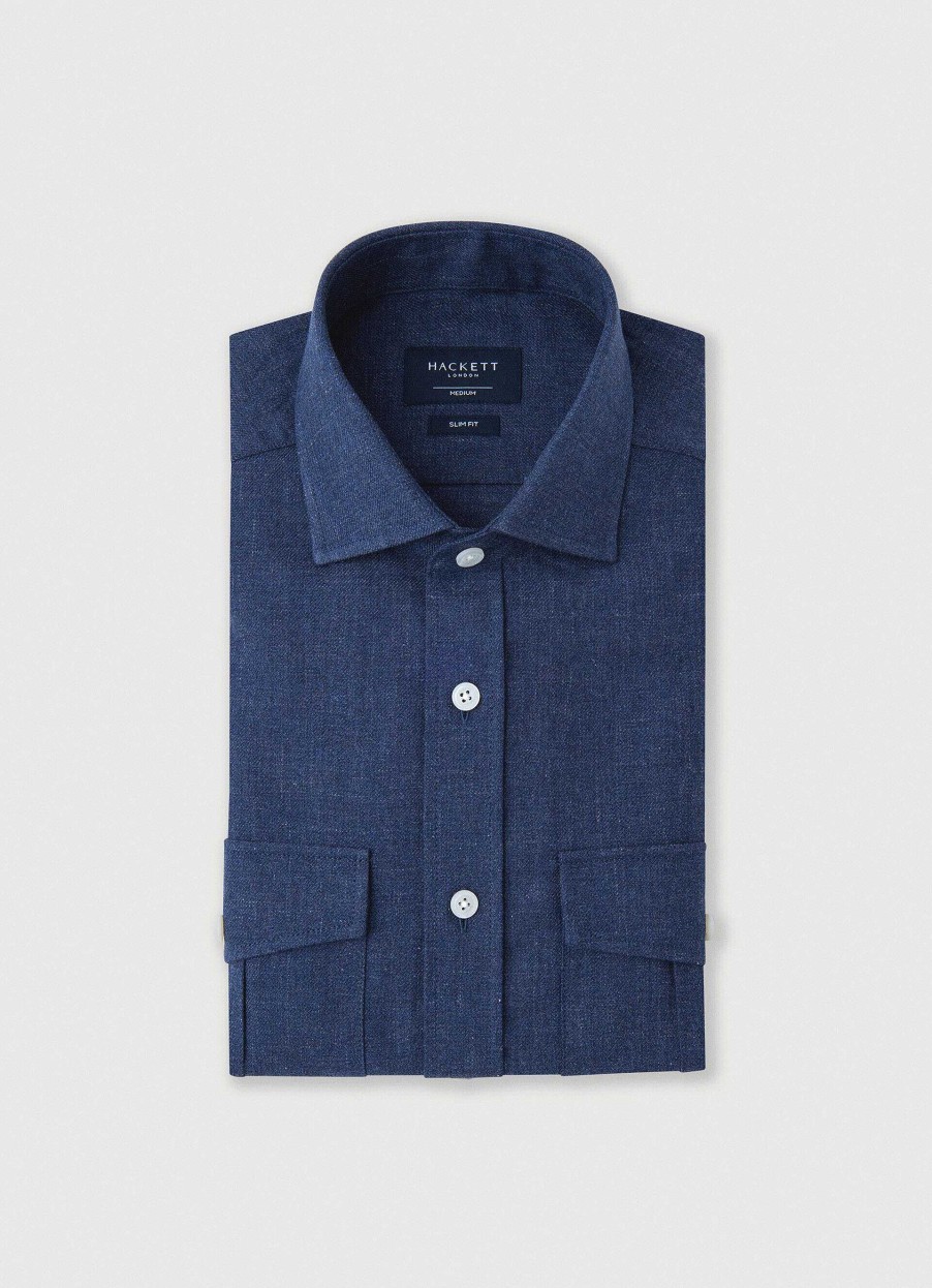 Klaer Hackett London | Slim Fit Cargo Shirt