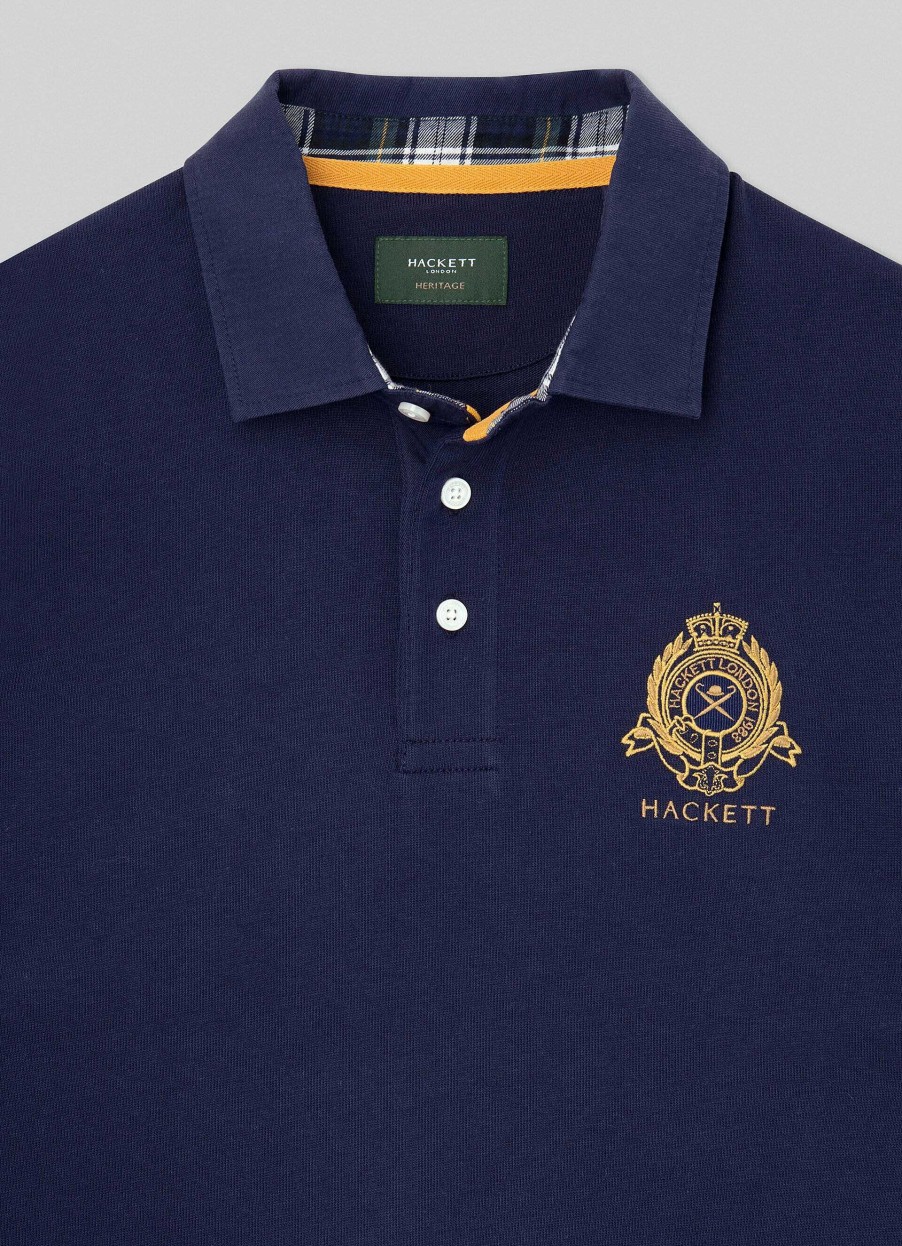 Klaer Hackett London | Heritage Classic Fit Rugby Langermer Polo