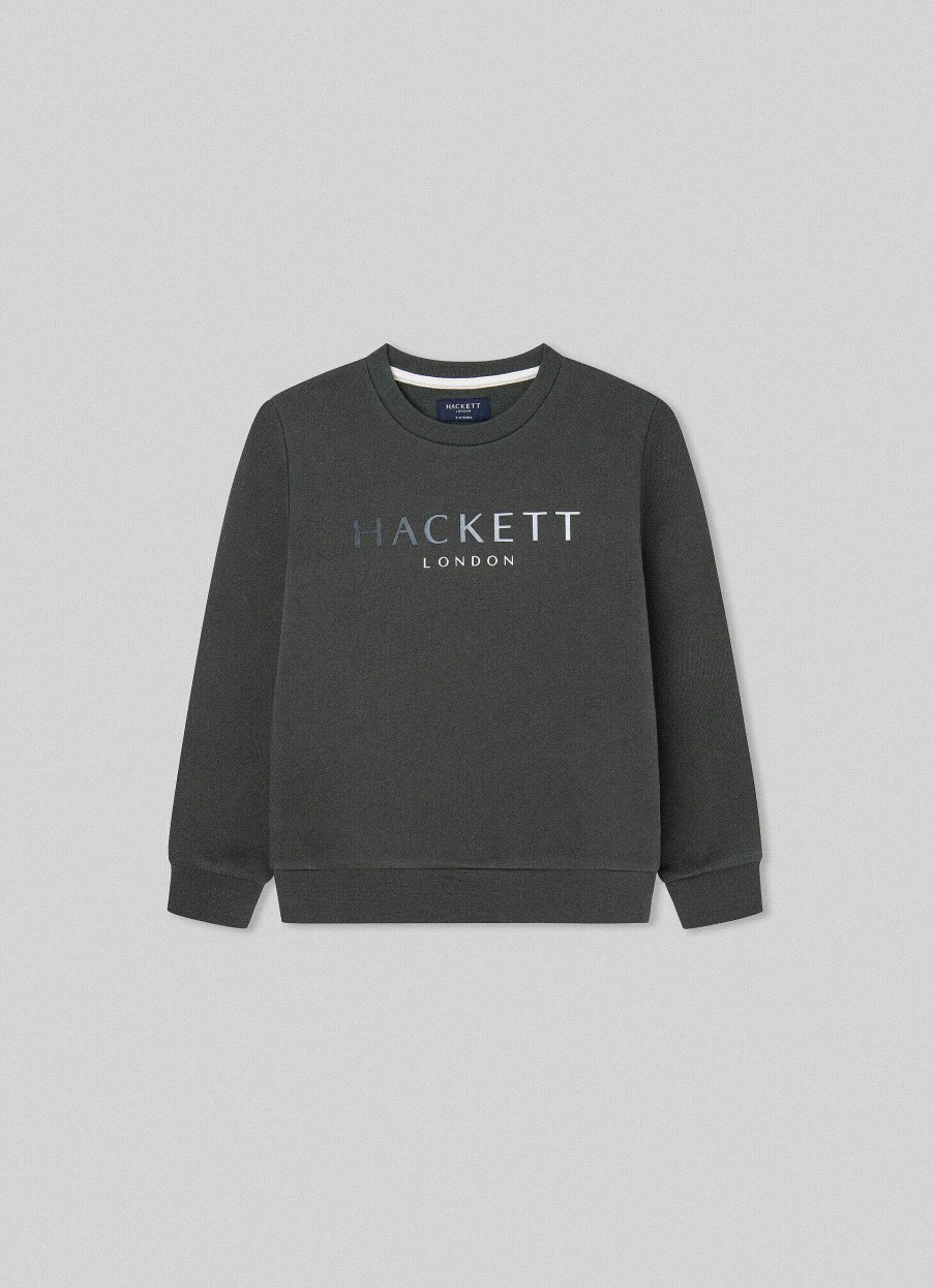 Gutter Hackett London | Slim Fit Sweatshirt Med Crew Neck