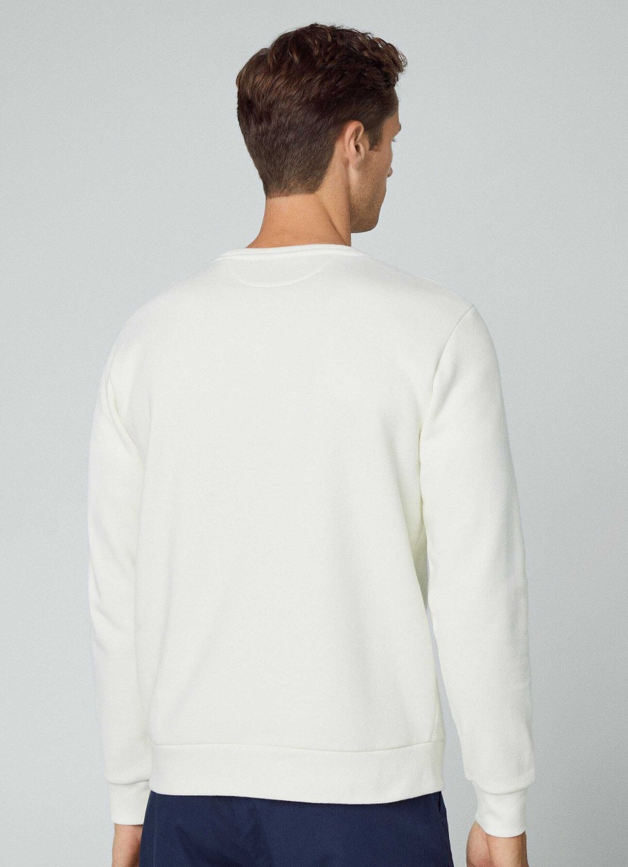 Klaer Hackett London | Classic Fit Sweatshirt Med Crew Neck