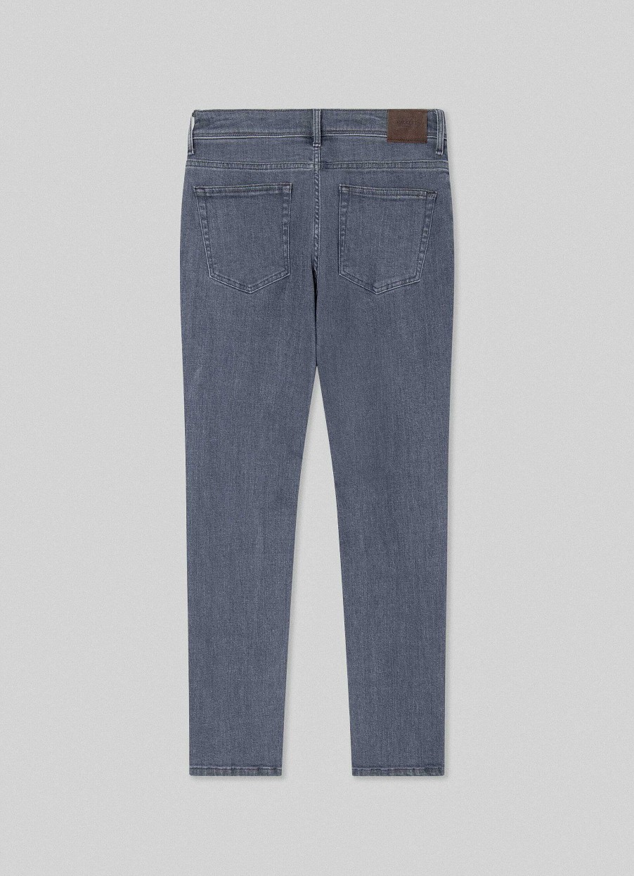 Klaer Hackett London | Slim Fit Gra Powerflex Jeans