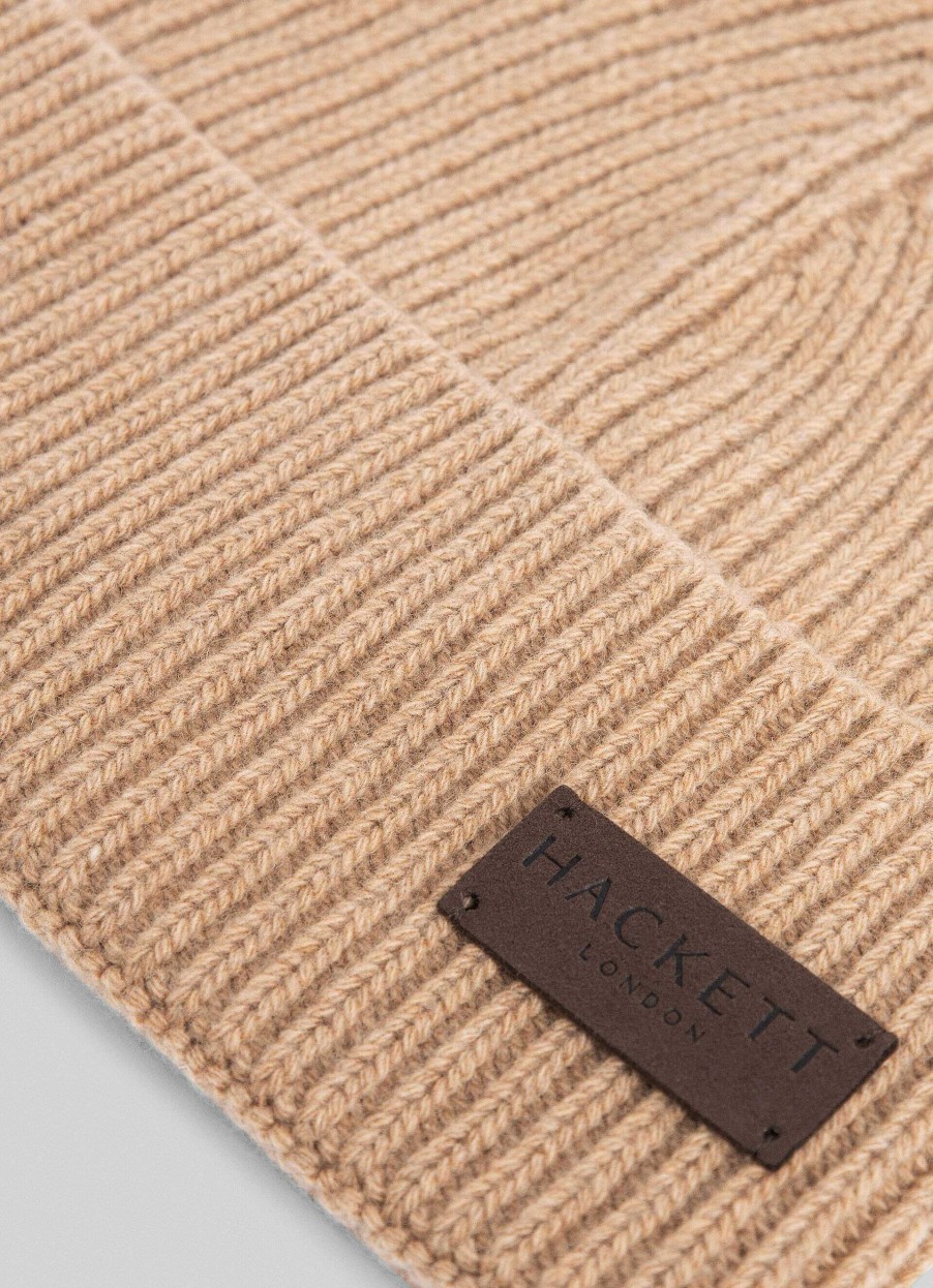 Tilbehor Hackett London | Ribbet Cashmere Beanie