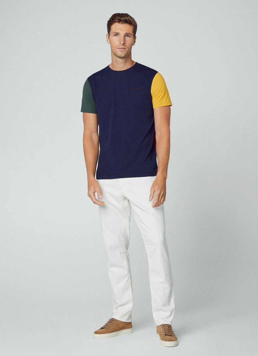 Klaer Hackett London | Heritage Farge Blokk T-Shirt