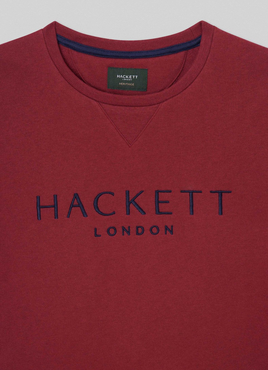 Klaer Hackett London | Classic Fit Sweatshirt Med Crew Neck