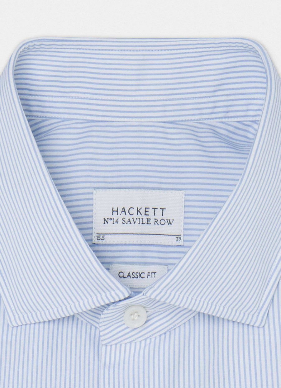 Klaer Hackett London | Klassisk Passform Poplin-Skjorte